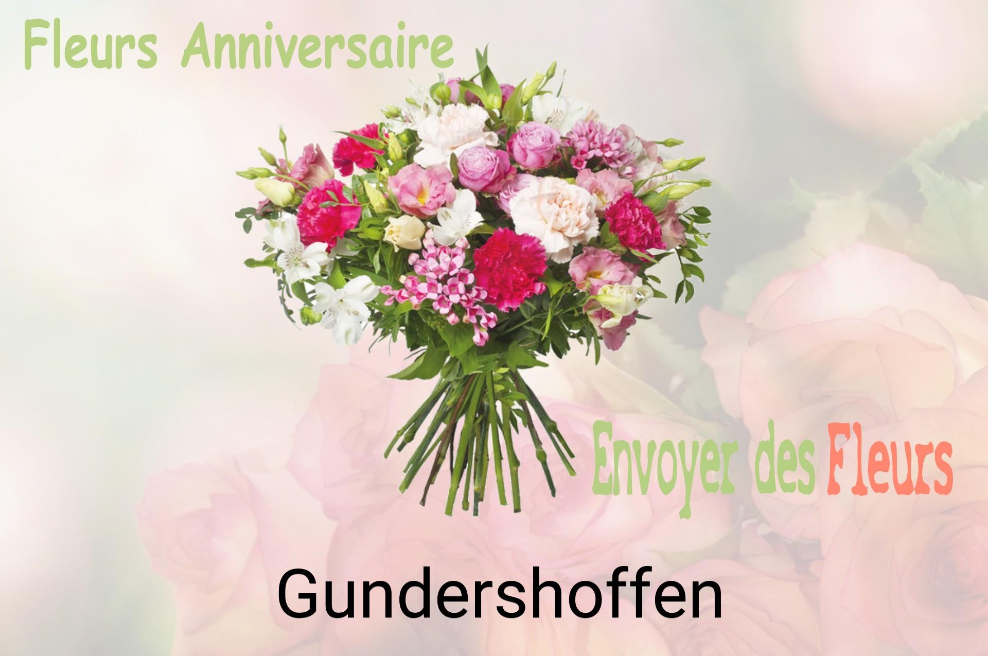 Bouquet de fleurs d’anniversaire livré à Gundershoffen
