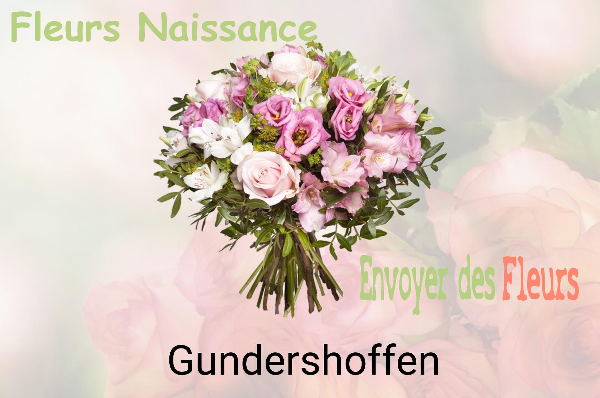 Bouquet de fleurs de naissance livré à Gundershoffen